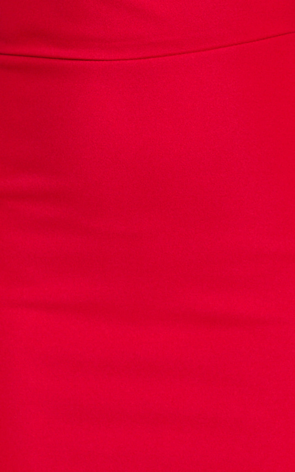 Nalfie Mini Dress - Tipped Shoulder Jersey Drape Dress in Red