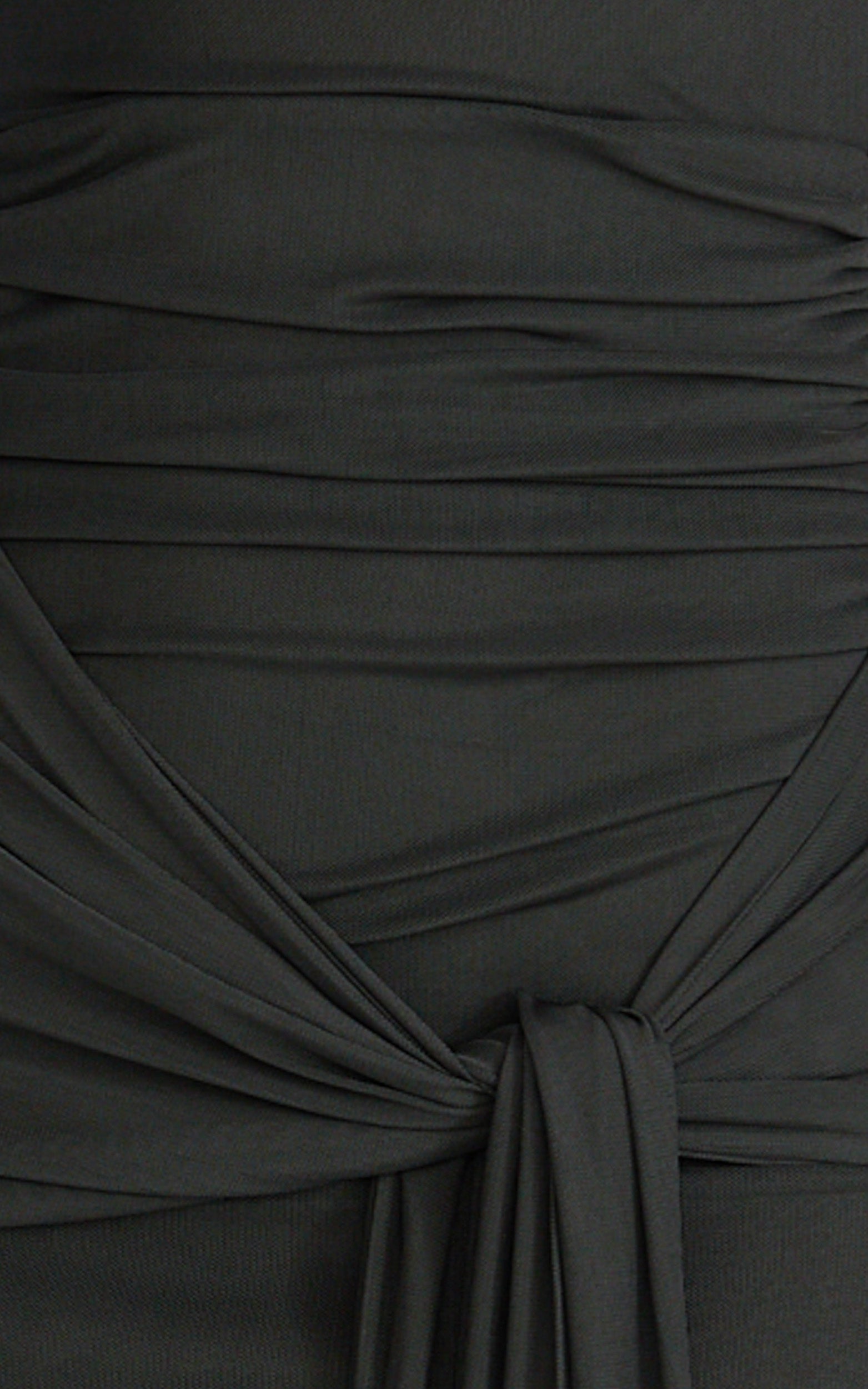 Nicolette Maxi Dress - Cape Sleeve Off Shoulder Dress in Black