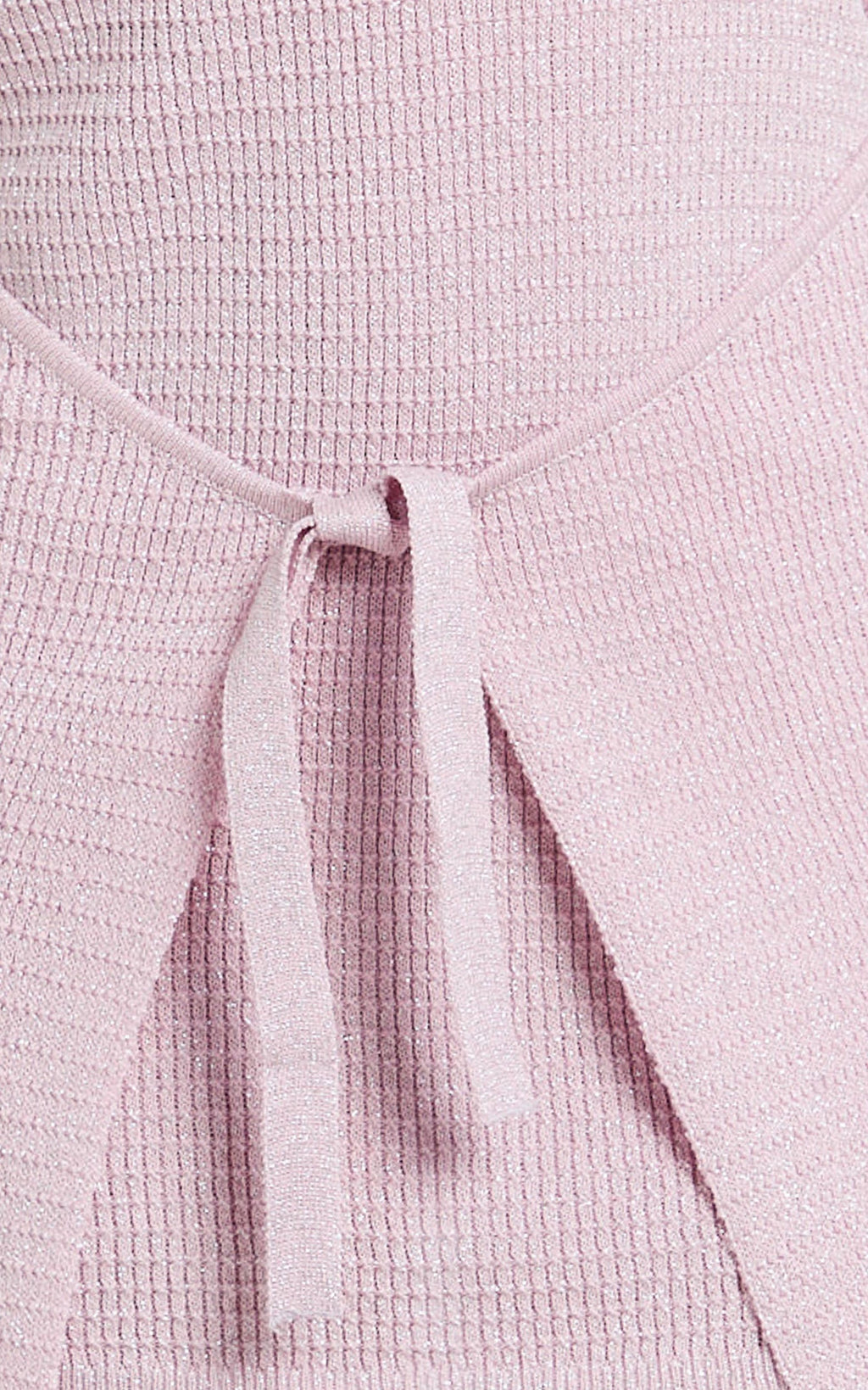 Tash Mini Dress - Strapless Skirt Wrap Dress in Pink